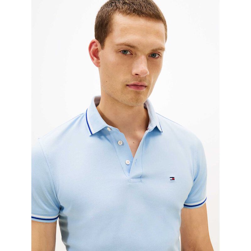 Tommy Hilfiger Tipped Slim Fit Seasonal Polo image number 2